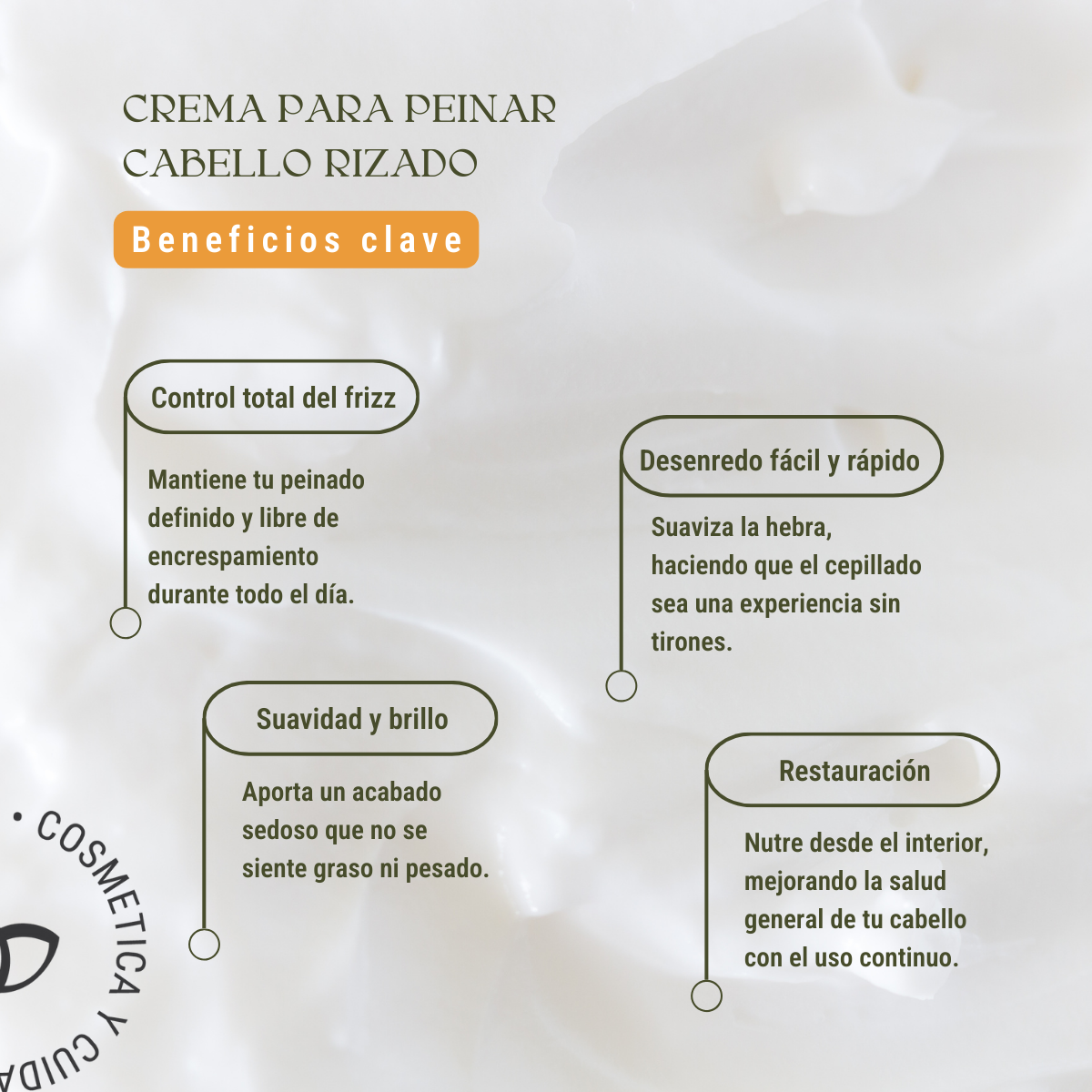 Crema para peinar nutritiva 230grs