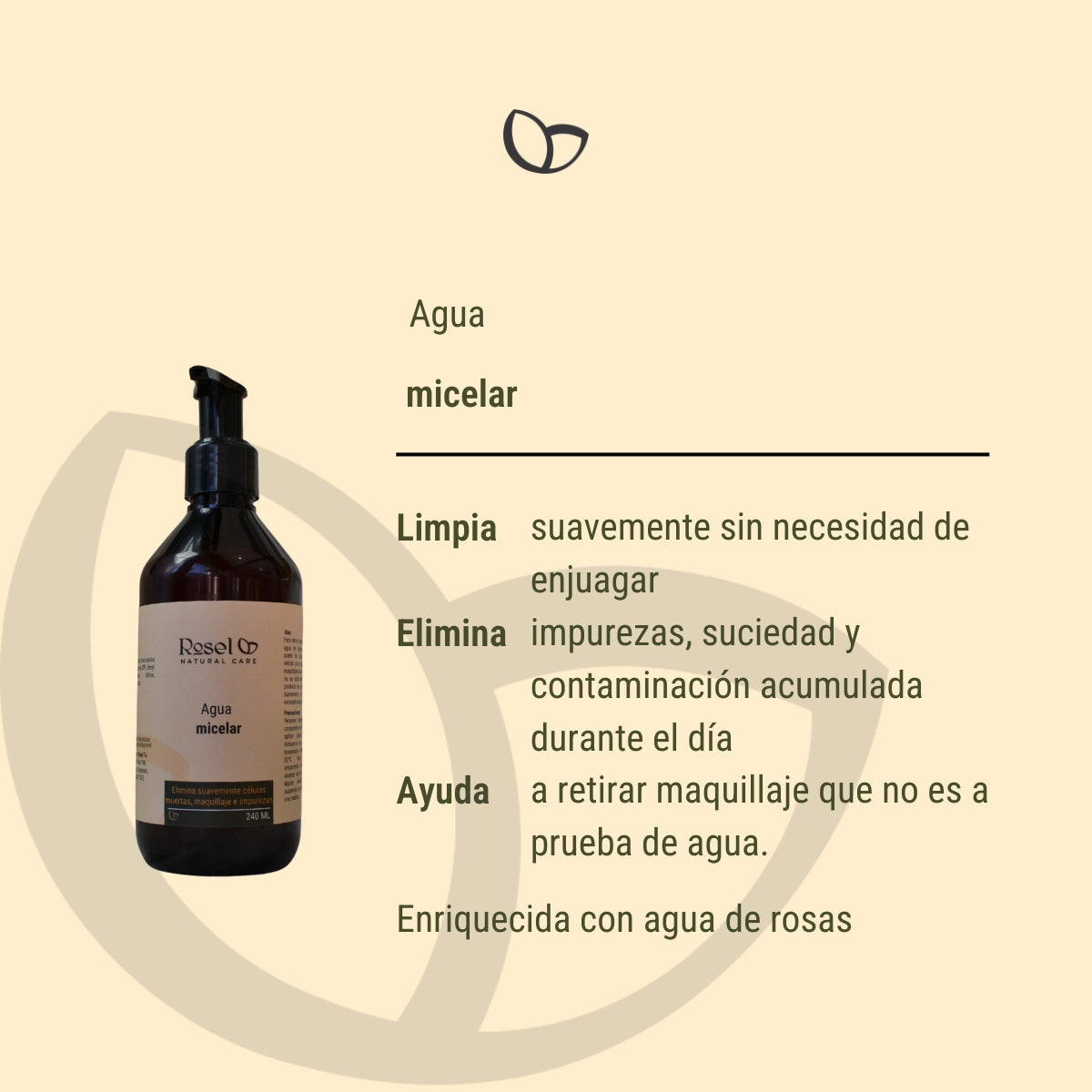 Agua micelar 240ml