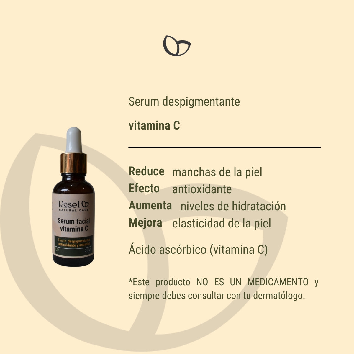Serum despigmentante con vitamina C 30ml