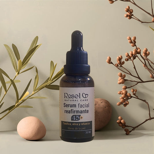 Serum reafirmante facial 45+ con cafeína y extractos botánicos 30ml
