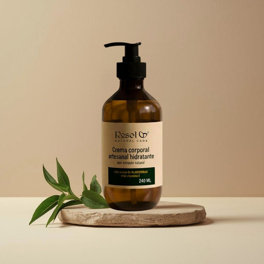 Crema artesanal corporal hidratante con extractos naturales (240ml)