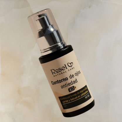 Contorno de ojos anti edad 45+ con Ácido Hialurónico y Lipocafeína 40ml
