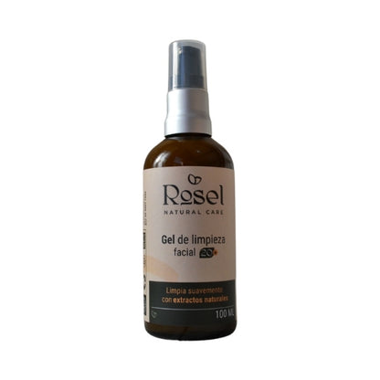 Gel de limpieza facial con agua de rosas y hamamelis (20+) 100ml