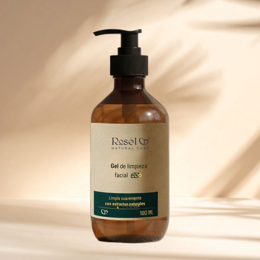 Gel de limpieza facial con agua de rosas y hamamelis (20+) 100ml