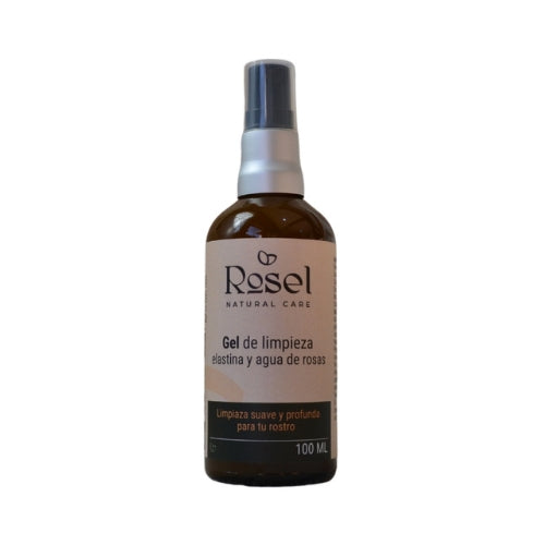 Gel de limpieza facial con elastina y agua de rosas (30+ / 45+) 100ml