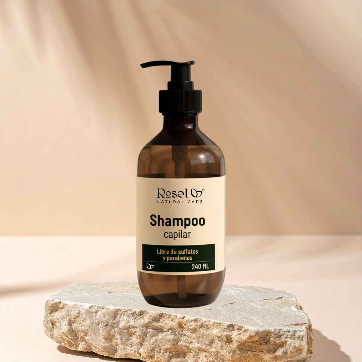 Shampoo para Cabello Lacio: Brillo 24 Horas, Queratina y Control de Frizz (240 ml)