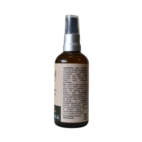 Gel de limpieza facial despigmentante con biofermentados 100ml