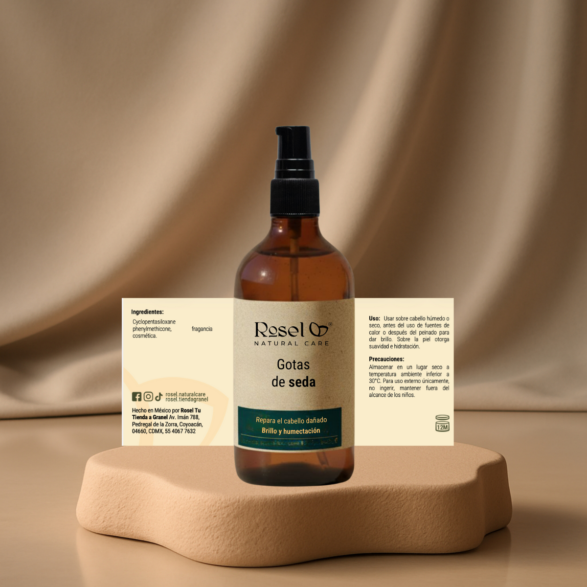 Gotas de Seda: Velo Invisible para tu cabello (100 ml)