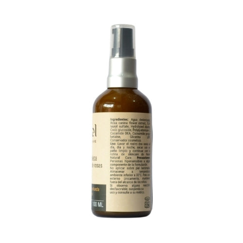 Gel de limpieza facial con elastina y agua de rosas (30+ / 45+) 100ml