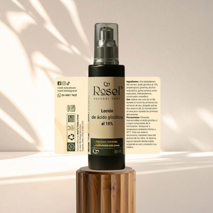 Loción de ácido glicólico al 10% 80ml