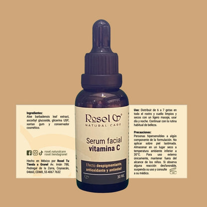 Serum de Vitamina C Despigmentante, Antioxidante y Antiedad 30ml