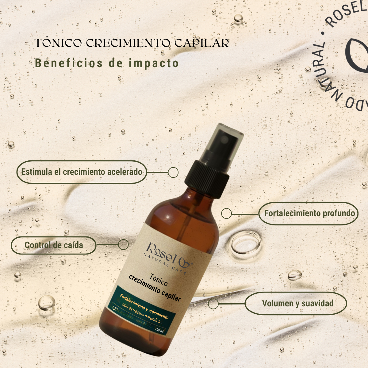 Tónico fortalecimiento y crecimiento capilar 1(00ml)