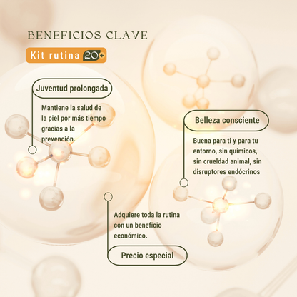 Kit Rutina 20+: El Set Esencial para el Cuidado y Prevención (4 Pasos)