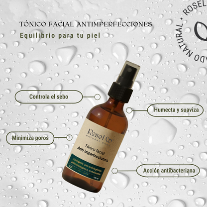 Tónico Facial Antimperfecciones: 10% Niacinamida y Complejos Herbales 100 ml