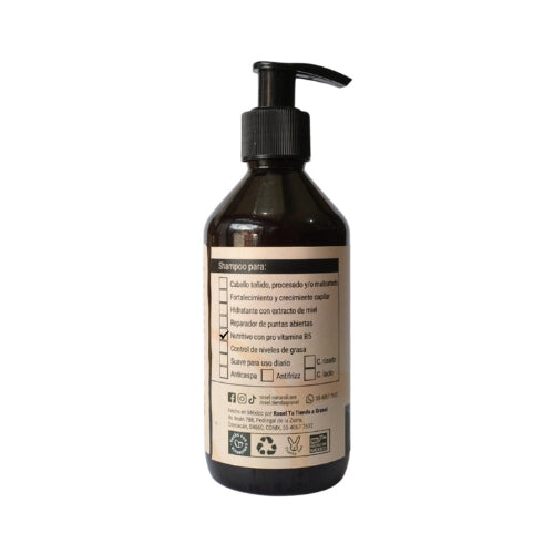 Shampoo nutritivo con pro vitamina B5 240ml