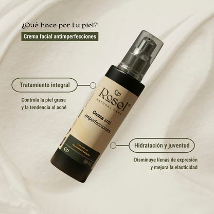 Crema Facial Antiimperfecciones con Niacinamida y Fitocomplejos Herbales 80ml