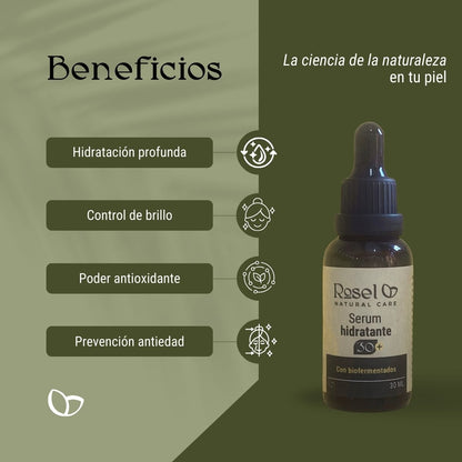 Serum Hidratante 30+ con Biofermentados 30ml