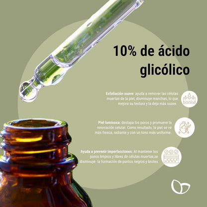 Serum antimperfecciones con ácido glicólico, niacinamida y ácido salicílico 30ml