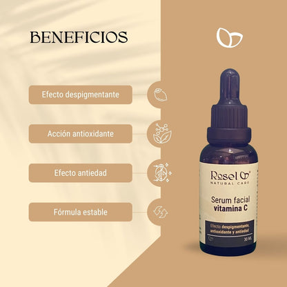 Serum de Vitamina C Despigmentante, Antioxidante y Antiedad 30ml