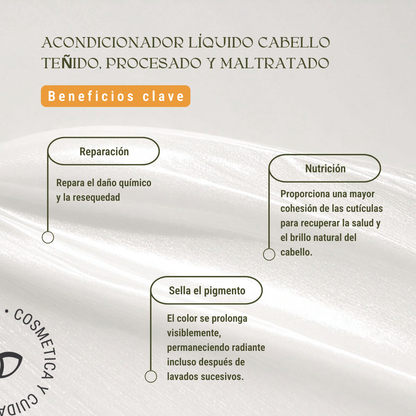Acondicionador líquido cabello teñido, procesado y maltratado 240ml