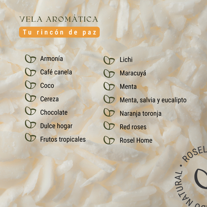 Velas aromáticas (230 grs)