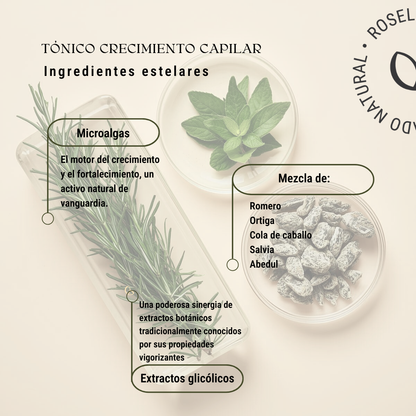 Tónico fortalecimiento y crecimiento capilar 1(00ml)