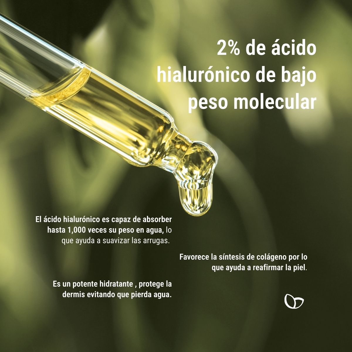Serum Oleoso Antiedad 45+ con Ácido Hialurónico y Antioxidantes 30ml