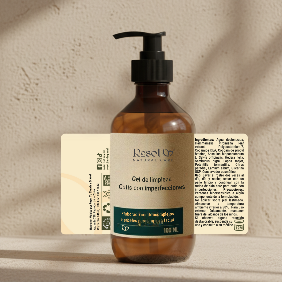 Gel de limpieza facial anti-imperfecciones 100ml