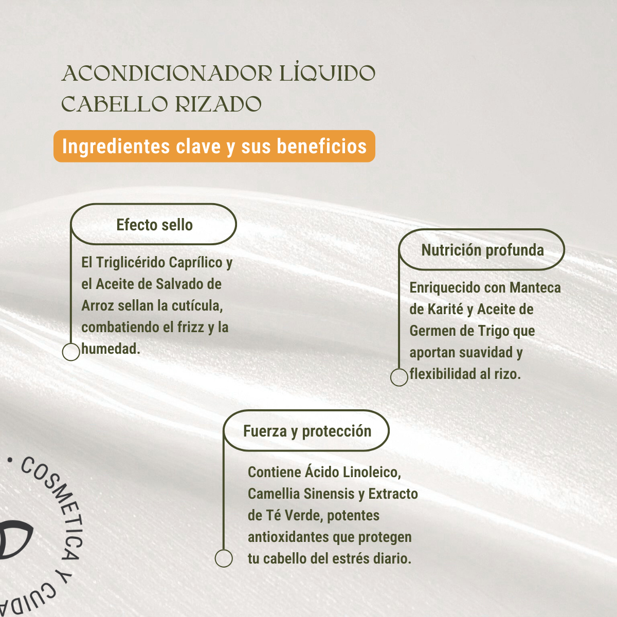 Acondicionador líquido cabello rizado 240ml