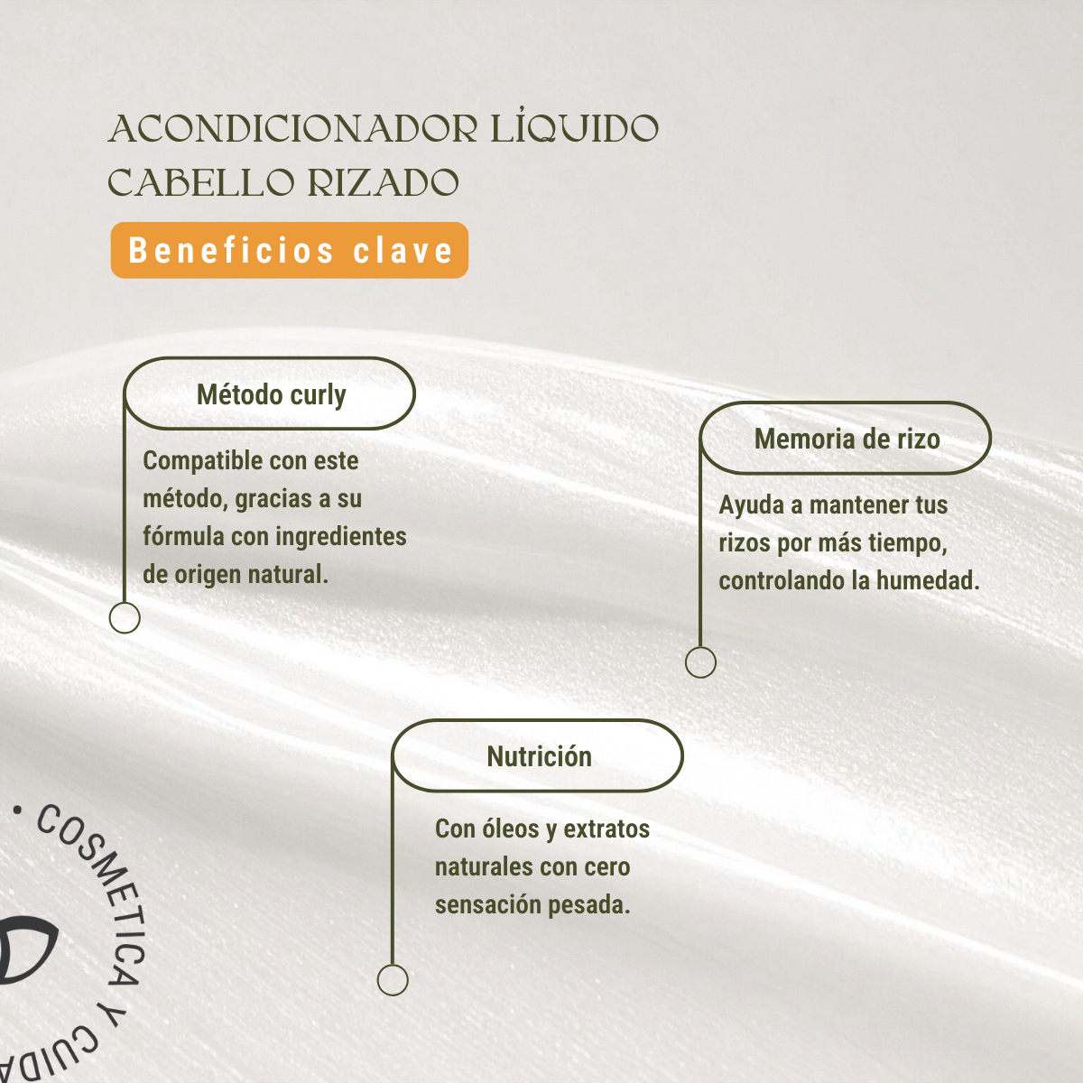Acondicionador líquido cabello rizado 240ml