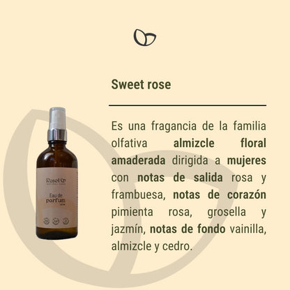 Agua de perfume Sweet rose