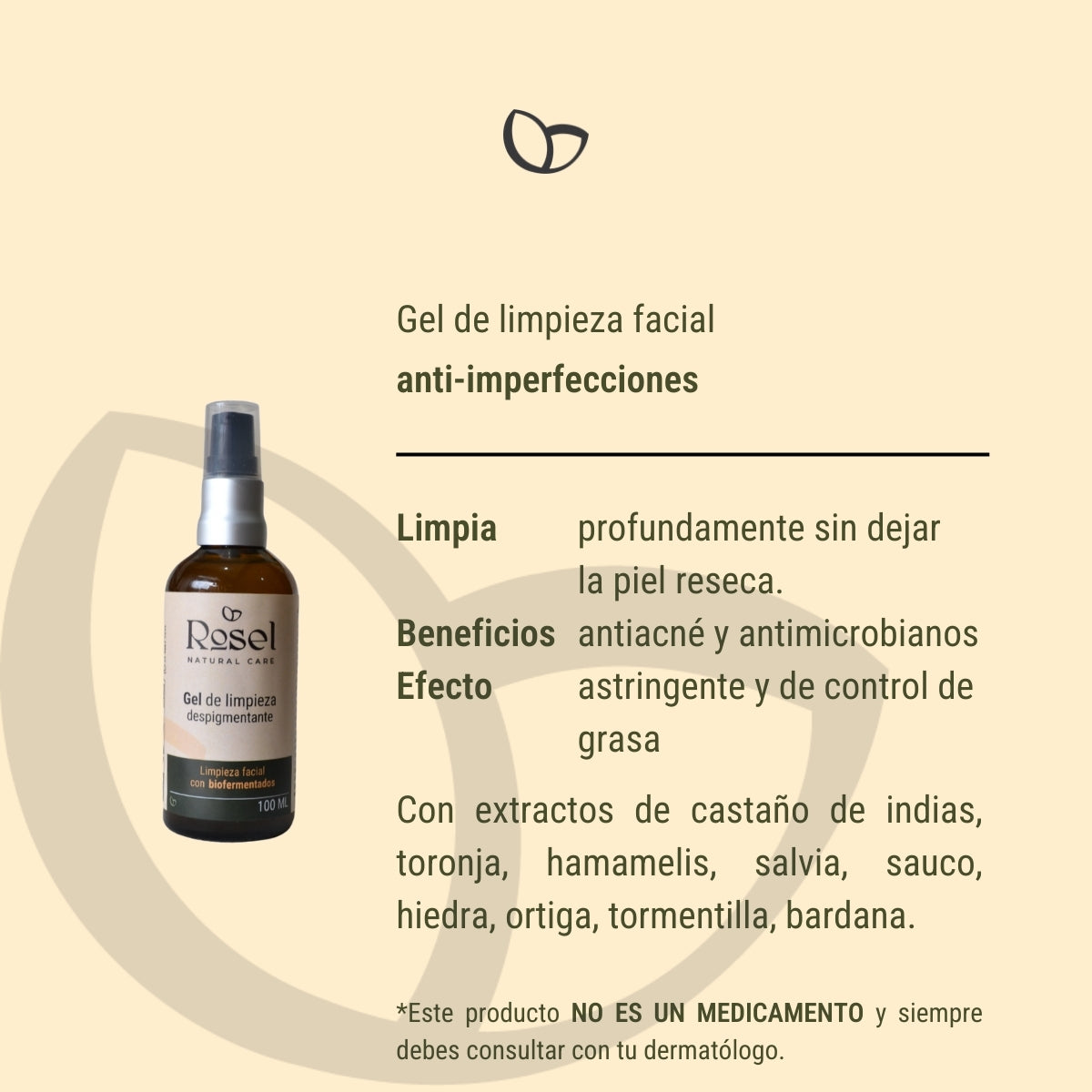 Gel de limpieza facial anti-imperfecciones 100ml