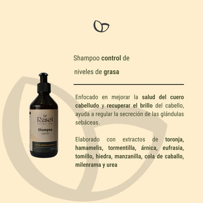 Shampoo control de niveles de grasa 240ml