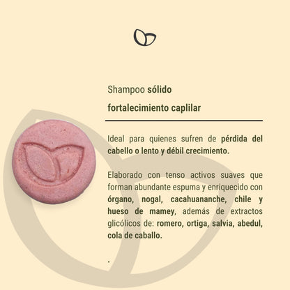 Shampoo sólido fortalecimiento capilar (100 grs)